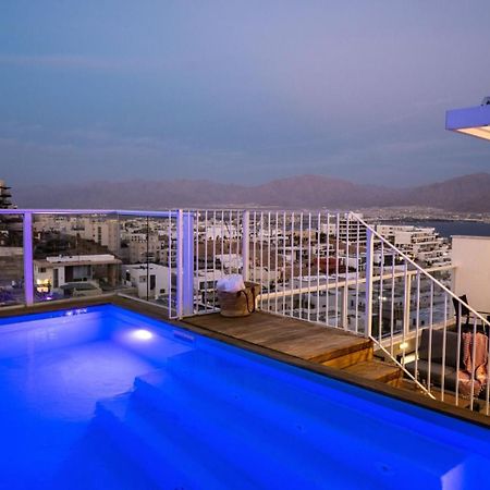 エイラートMountain And Sea View - Penthouse With Private Poolアパートメント エクステリア 写真