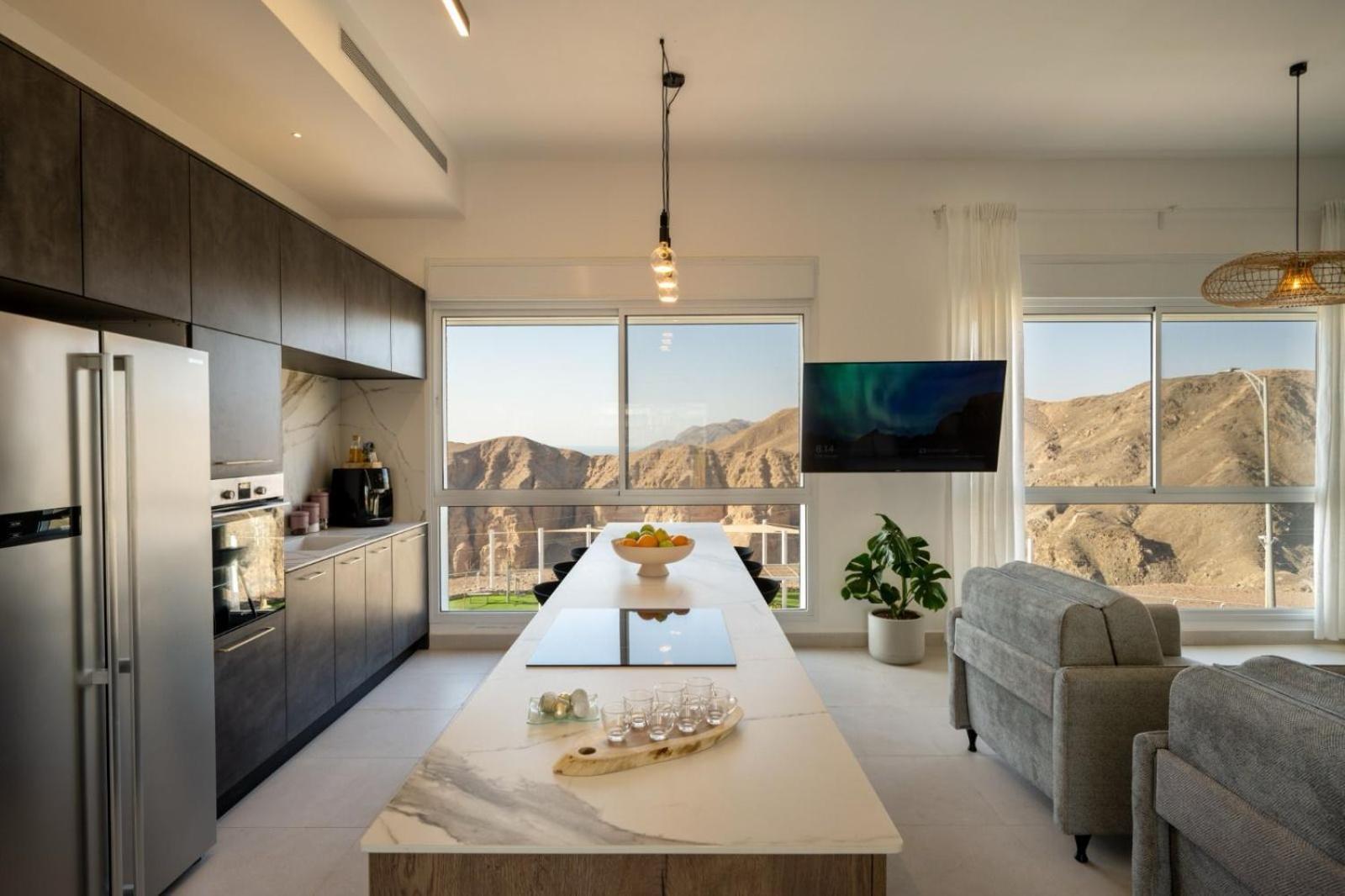 エイラートMountain And Sea View - Penthouse With Private Poolアパートメント エクステリア 写真