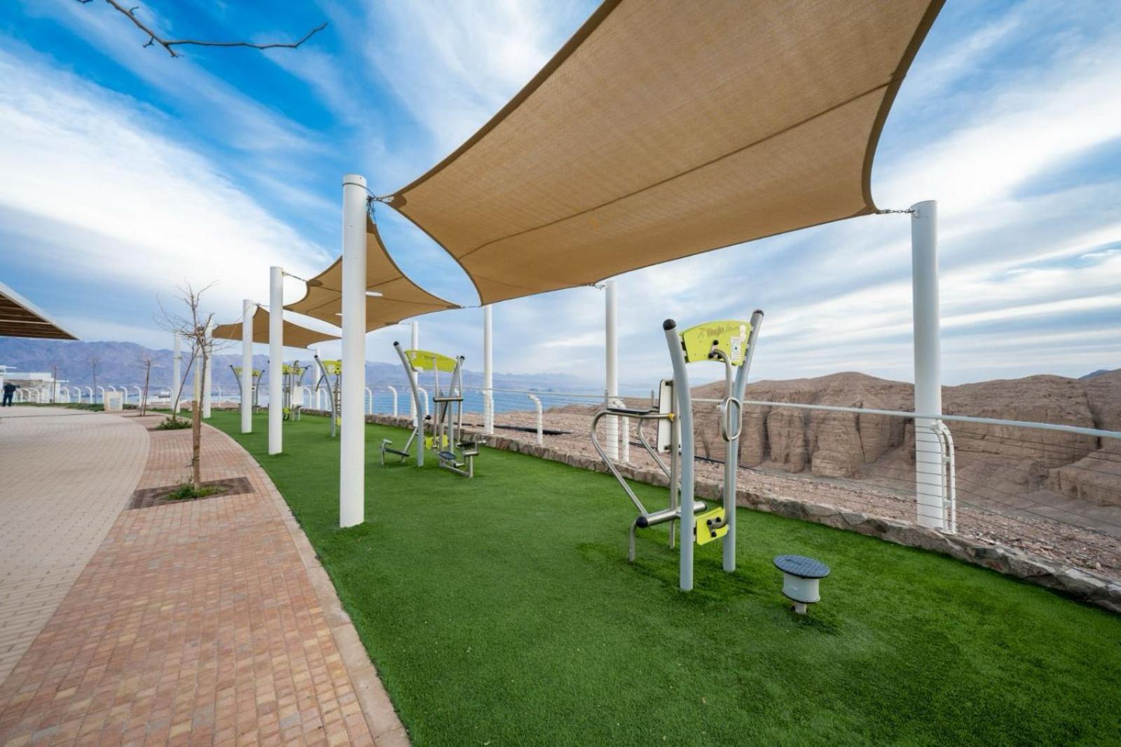 エイラートMountain And Sea View - Penthouse With Private Poolアパートメント エクステリア 写真