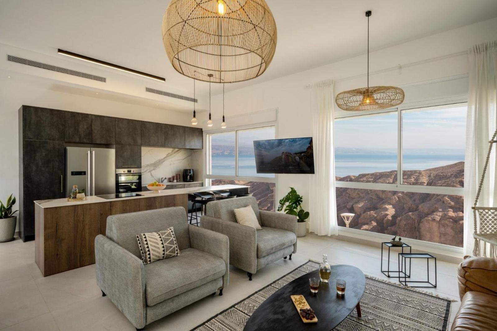 エイラートMountain And Sea View - Penthouse With Private Poolアパートメント エクステリア 写真