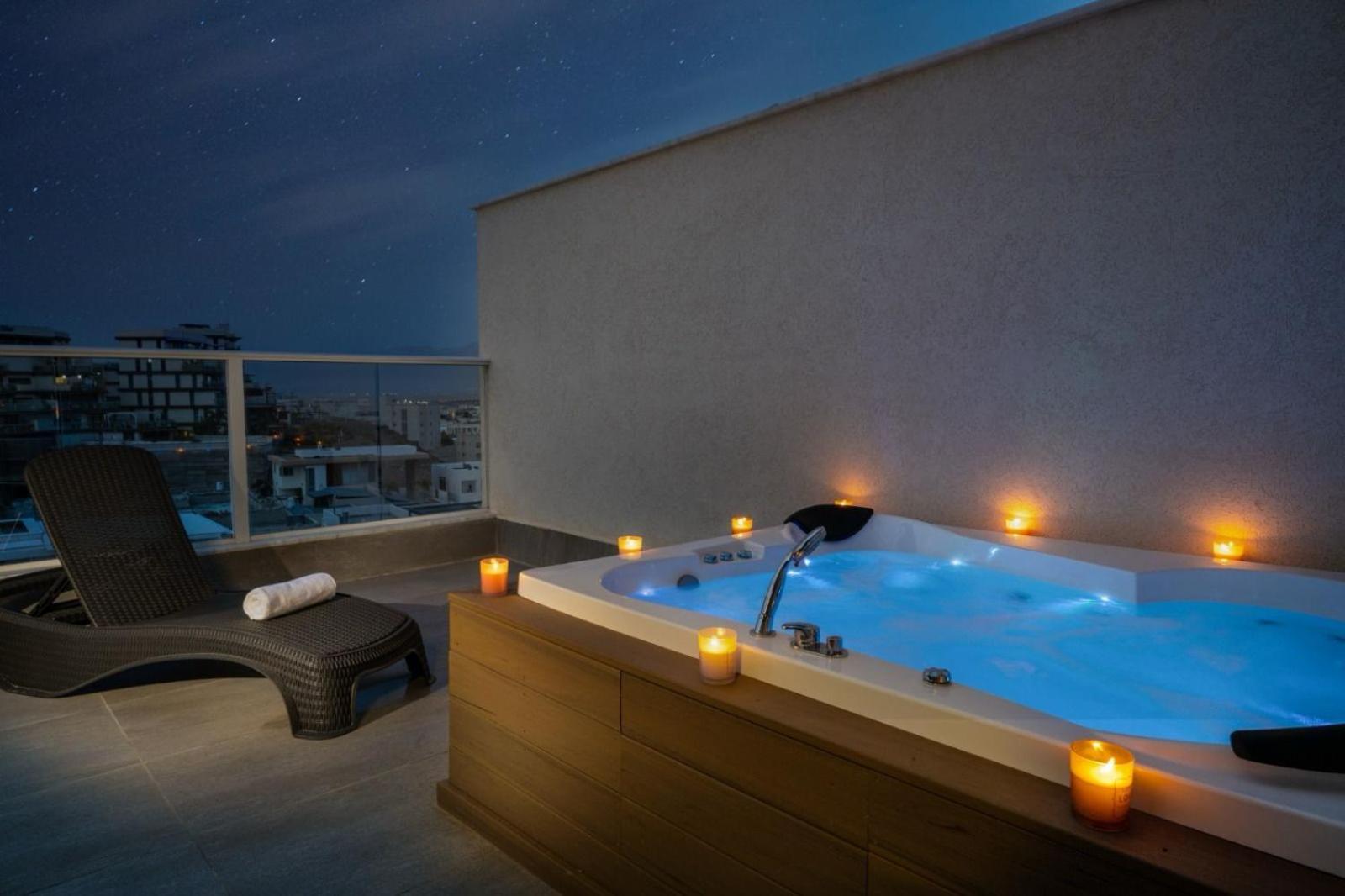 エイラートMountain And Sea View - Penthouse With Private Poolアパートメント エクステリア 写真